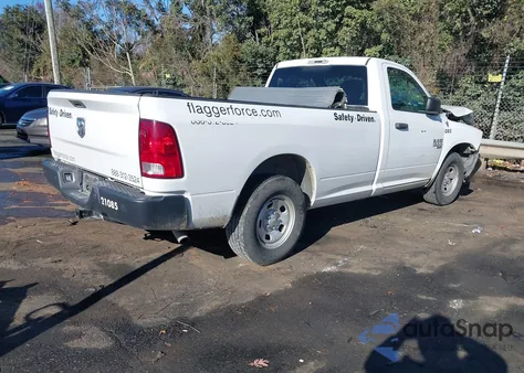 2021 Ram 1500 Classic Tradesman 4X2 8' Box из США, поврежденный, VIN 3C6JR6DG4MG614014